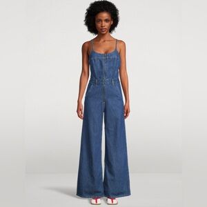 Levi's Classic Blue Denim Overalls